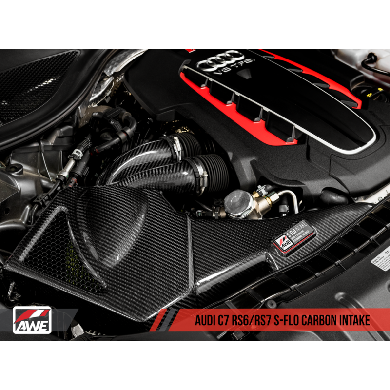 AWE Tuning Audi C7 RS6 / RS7 4.0T S-FLO Carbon Intake V2