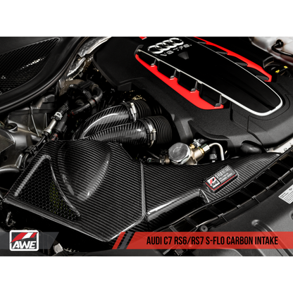 AWE Tuning Audi C7 RS6 / RS7 4.0T S-FLO Carbon Intake V2