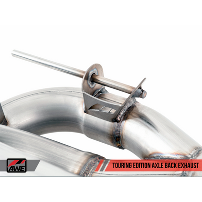 AWE Tuning BMW F3X 335i/435i Touring Edition Axle-Back Exhaust - Chrome Silver Tips (102mm)