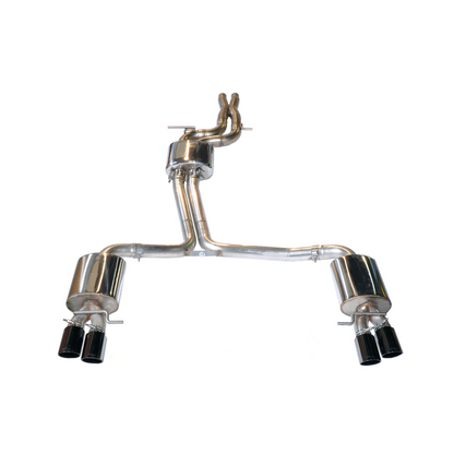 AWE Tuning B8 / B8.5 S5 Cabrio Touring Edition Exhaust - Resonated - Diamond Black Tips