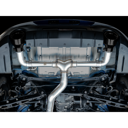 AWE Subaru BRZ / Toyota GR86 / Toyota 86 Track Edition Cat-Back Exhaust- Diamond Black Tips
