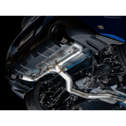 AWE Subaru BRZ / Toyota GR86 / Toyota 86 Track Edition Cat-Back Exhaust- Diamond Black Tips