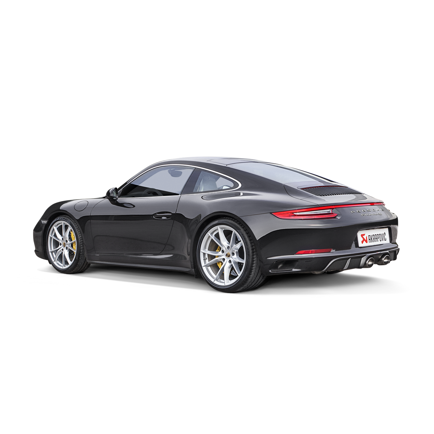 Akrapovič Slip-On Line Exhaust (Titanium) w/Titanium Tips - 2016-2019 Porsche 911 Carrera S/4/4S/GTS (991.2)