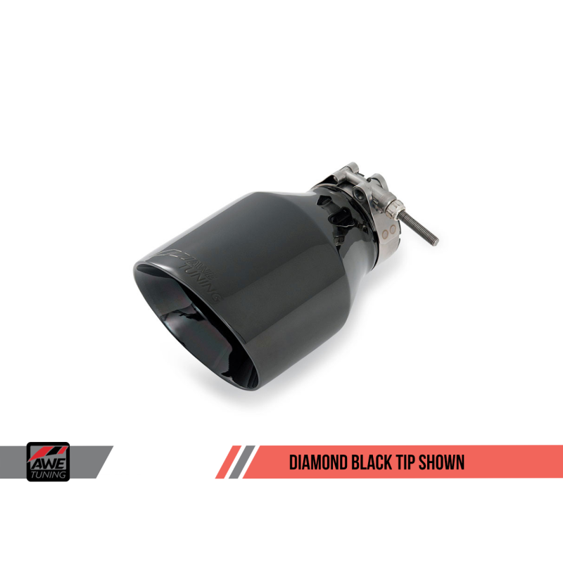 AWE Tuning VW MK7 Golf 1.8T Track Edition Exhaust w/Diamond Black Tips (90mm)