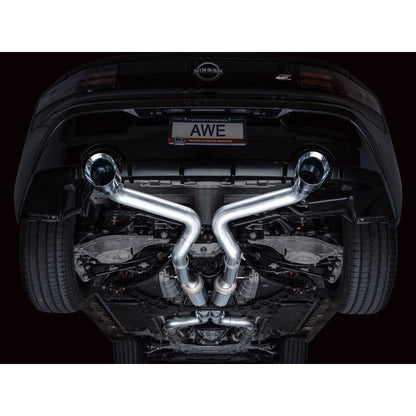 AWE Tuning Track Edition Catback Exhaust System w/Chrome Silver Tips for 2023+ Nissan Z