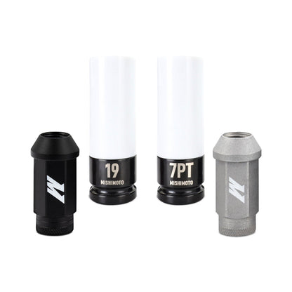 Mishimoto Steel Locking Lug Nuts M14x1.5 24pc Set Silver