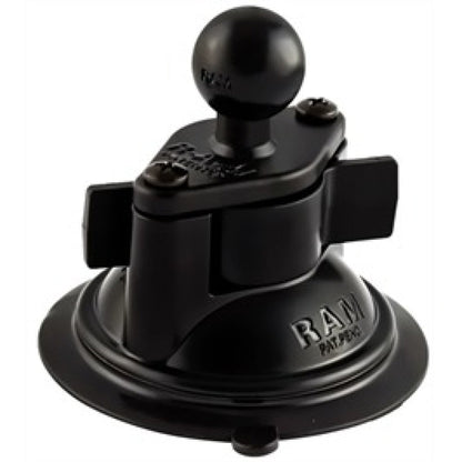 sPOD Ram Mount Suction Cup Twist Lock Base 3.3in w/1in Ball