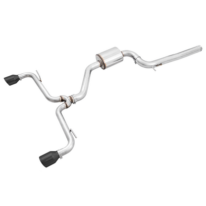AWE Tuning VW MK7 GTI Track Edition Exhaust - Diamond Black Tips