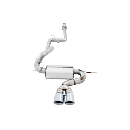 AWE Tuning Ford Focus ST Touring Edition Cat-back Exhaust - Resonated - Chrome Silver Tips