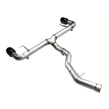 AWE 19-23 BMW 330i / 21-23 BMW 430i Base G2X Track Edition Axle Back Exhaust - Diamond Black