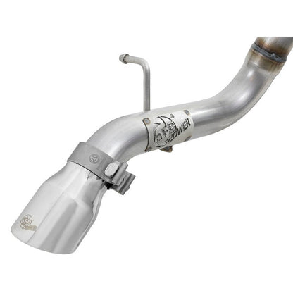 aFe MACH Force-Xp 2.5in 409SS Axle-Back Hi-Tuck Exh Sys w/ Pol Tip 18-20 Jeep Wrangler (JL) V6 3.6L