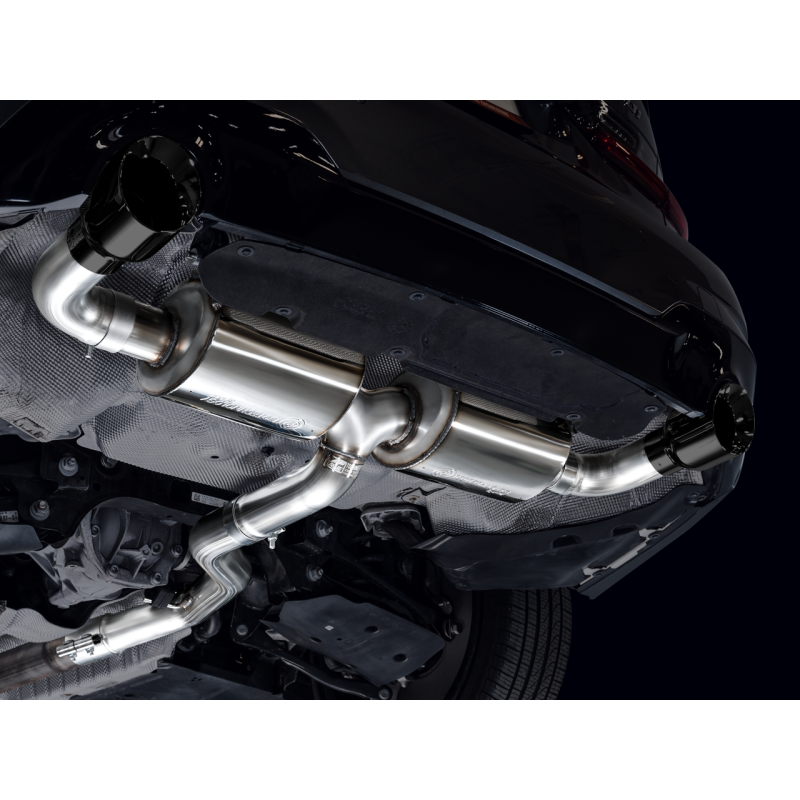 AWE 19-23 BMW 330i / 21-23 BMW 430i Base G2X Touring Axle Back Exhaust - Diamond Black