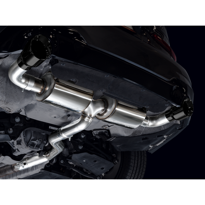 AWE 19-23 BMW 330i / 21-23 BMW 430i Base G2X Touring Axle Back Exhaust - Diamond Black