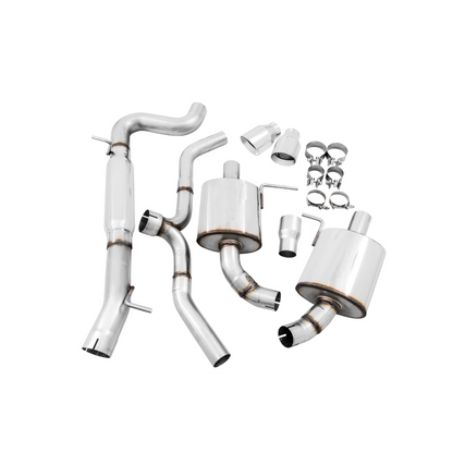 AWE Tuning VW MK7 Golf Alltrack/Sportwagen 4Motion Touring Edition Exhaust - Polished Silver Tips