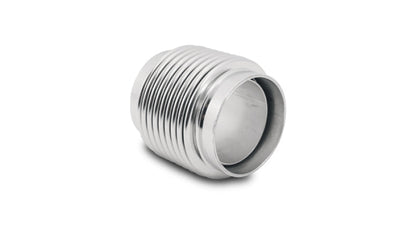 Vibrant SS Bellow Assembly w/ Liner 1.875in Inlet/Outlet ID x 2.75in OAL Electro Polished