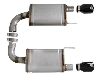 afe MACH Force-Xp Axle-Back Exhaust System Ford Mustang GT 15-17 V8-5.0L
