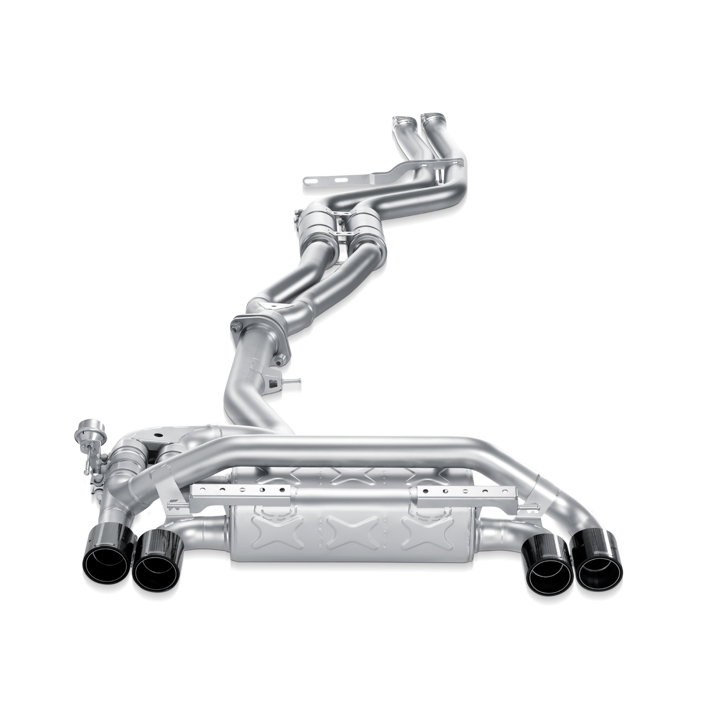 Akrapovič Evolution Line Catback Exhaust System (Titanium) w/o Tips - 2011-2012 BMW 1 Series M Coupe (E82)