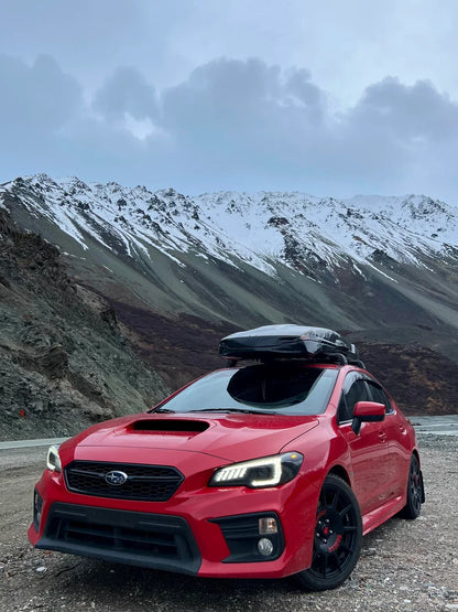 OLM Sokudo LED Headlights with DRL + Sequential Turns - 2015-2021 Subaru WRX / STI
