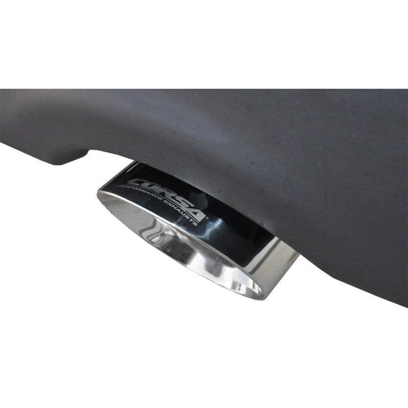 Corsa 09-14 Dodge Ram 1500 4.7L Quad/Crew Cab/Short Bed Polished Dual Exit Cat-Back Exhaust