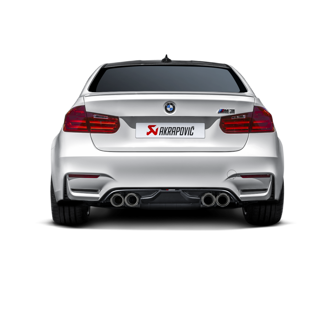 Akrapovič Slip-On Line Exhaust (Titanium) w/Titanium Tips - 2014-2020 BMW M3/M4 (F80/F82)