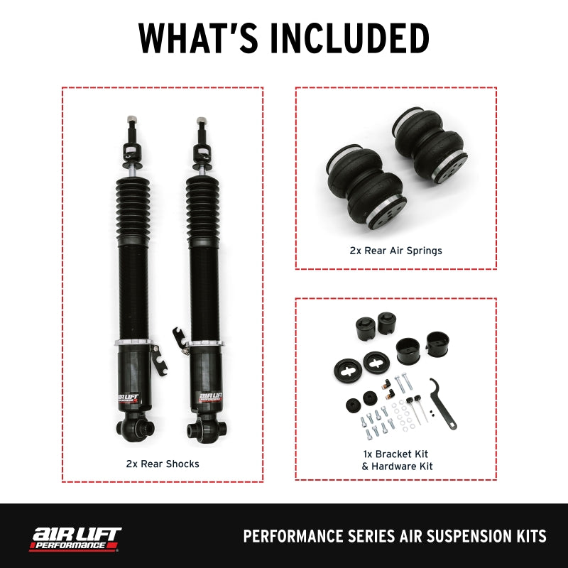 Air Lift Performance 20-24 Toyota GR Supra / 19-24 BMW Z4 (G29) Air Suspension Rear Kit