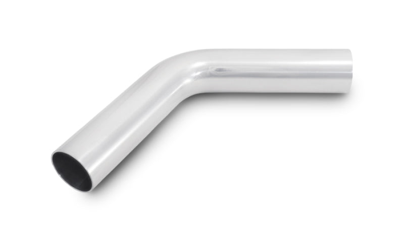 Vibrant 3in O.D. Universal Aluminum Tubing (60 degree Bend) - Polished