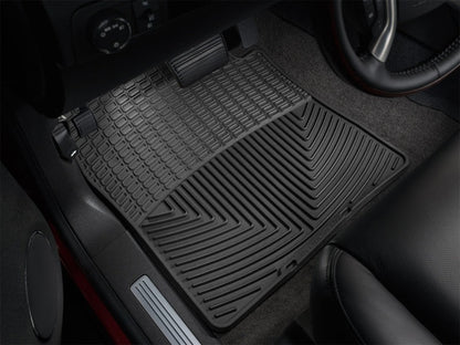 WeatherTech 07+ Chevrolet Avalanche Front Rubber Mats - Black