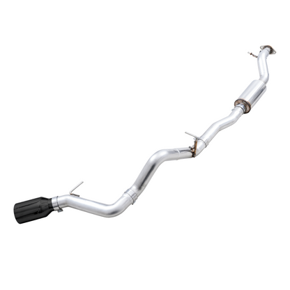 AWE Tuning 2021+ Ford Bronco 0FG Single Rear Exit Exhaust w/Diamond Black Tip & Bash Guard