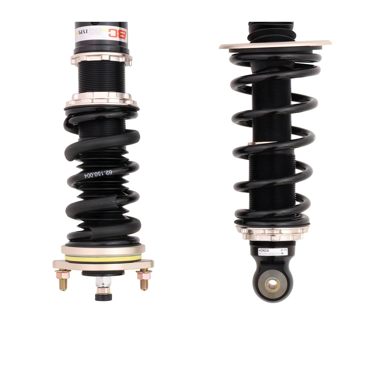 BC Racing 84-87 Honda Civic / CR-X (3rd Generation) (Excludes Wagon/Shuttle) (Front Spring NOT Included to Keep Torsion Bar) Coilovers