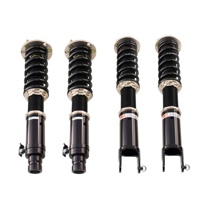 BC Racing coilovers on a white background
