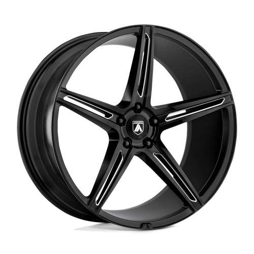 Asanti Black ABL-22 ALPHA 5 Gloss Black Milled 22x9 +14 5x114.3mm 72.6mm