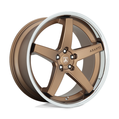 Asanti Black ABL31 REGAL Satin Bronze W/ Chrome Lip 20x10.5 +20 5x115mm 72.6mm