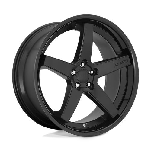 Asanti Black ABL31 REGAL Satin Black W/ Gloss Black Lip 22x9 +32 5x112mm 72.6mm