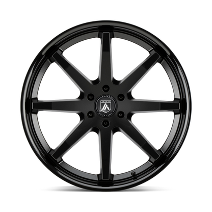 Asanti Black ABL-32 KAISER Satin Black W/ Gloss Black Lip 20x9 +30 6x135mm 87.1mm