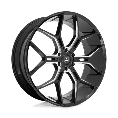 Asanti Black ABL-38 MONARCH TRUCK Gloss Black Milled 24x10 +20 6x139.7mm 106.1mm
