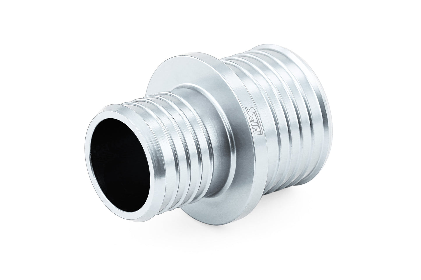 HPS Billet 6061 Aluminum Silver Joiner Hose Union Connector Reducer