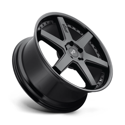 Niche M192 ALTAIR Gloss Black Matte Black 18x8.5 +45 5x114.3mm 72.6mm