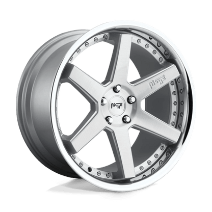 Niche M193 ALTAIR Gloss Silver 20x10.5 +35 5x120mm 72.6mm