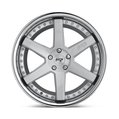 Niche M193 ALTAIR Gloss Silver 20x10.5 +35 5x120mm 72.6mm
