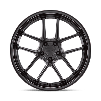 American Racing AR942 BISHOP Matte Black W/ Gloss Black Lip 20x11 +22 5x115mm 71.5mm