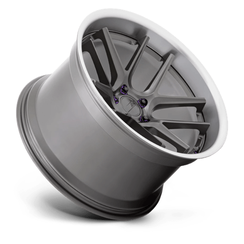 American Racing AR942 BISHOP Matte Gunmetal W/ Machined Lip 20x12 +6 5x115mm 71.5mm