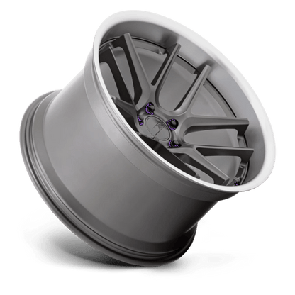 American Racing AR942 BISHOP Matte Gunmetal W/ Machined Lip 20x12 +6 5x115mm 71.5mm