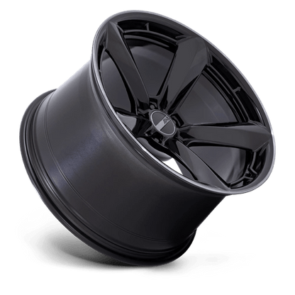 American Racing TTF Gloss Black W/ Ddt Lip 20x11 +50 5x114.3mm 72.6mm