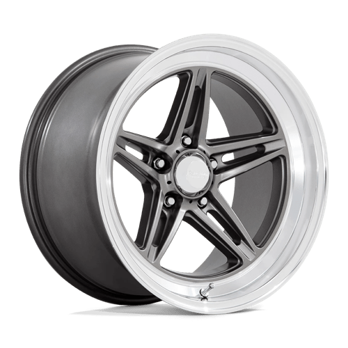 American Racing VN514 GROOVE Anthracite W/ Diamond Cut Lip 18x8 0 5x127mm 78.1mm