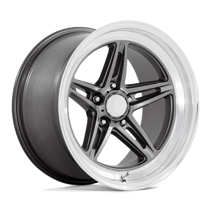 American Racing VN514 GROOVE Anthracite W/ Diamond Cut Lip 18x10 0 5x120.65mm 72.6mm