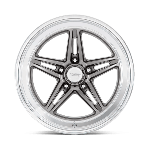 American Racing VN514 GROOVE Anthracite W/ Diamond Cut Lip 18x8 0 5x127mm 78.1mm