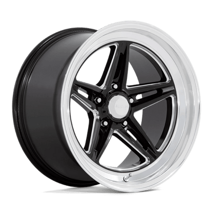 American Racing VN514 GROOVE Gloss Black W/ Diamond Cut Lip 18x8 0 5x114.3mm 72.6mm