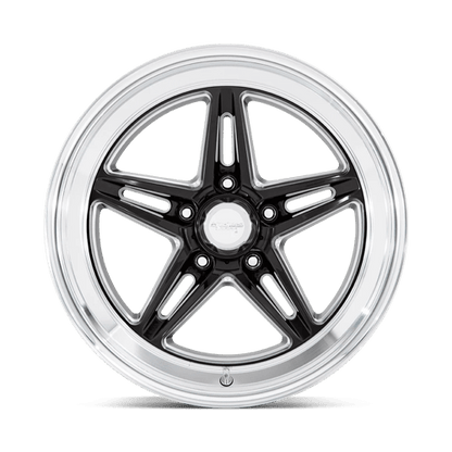 American Racing VN514 GROOVE Gloss Black W/ Diamond Cut Lip 18x7 0 5x120.65mm 72.6mm