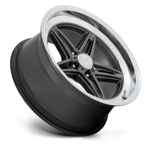 American Racing VN514 GROOVE Anthracite W/ Diamond Cut Lip 18x10 +12 5x127mm 78.1mm