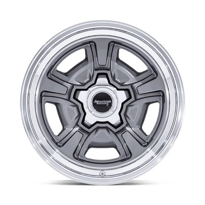 American Racing VN517 MARAUDER Anthracite W/ Diamond Cut Lip 22x10 +6 5x120.65mm 72.6mm